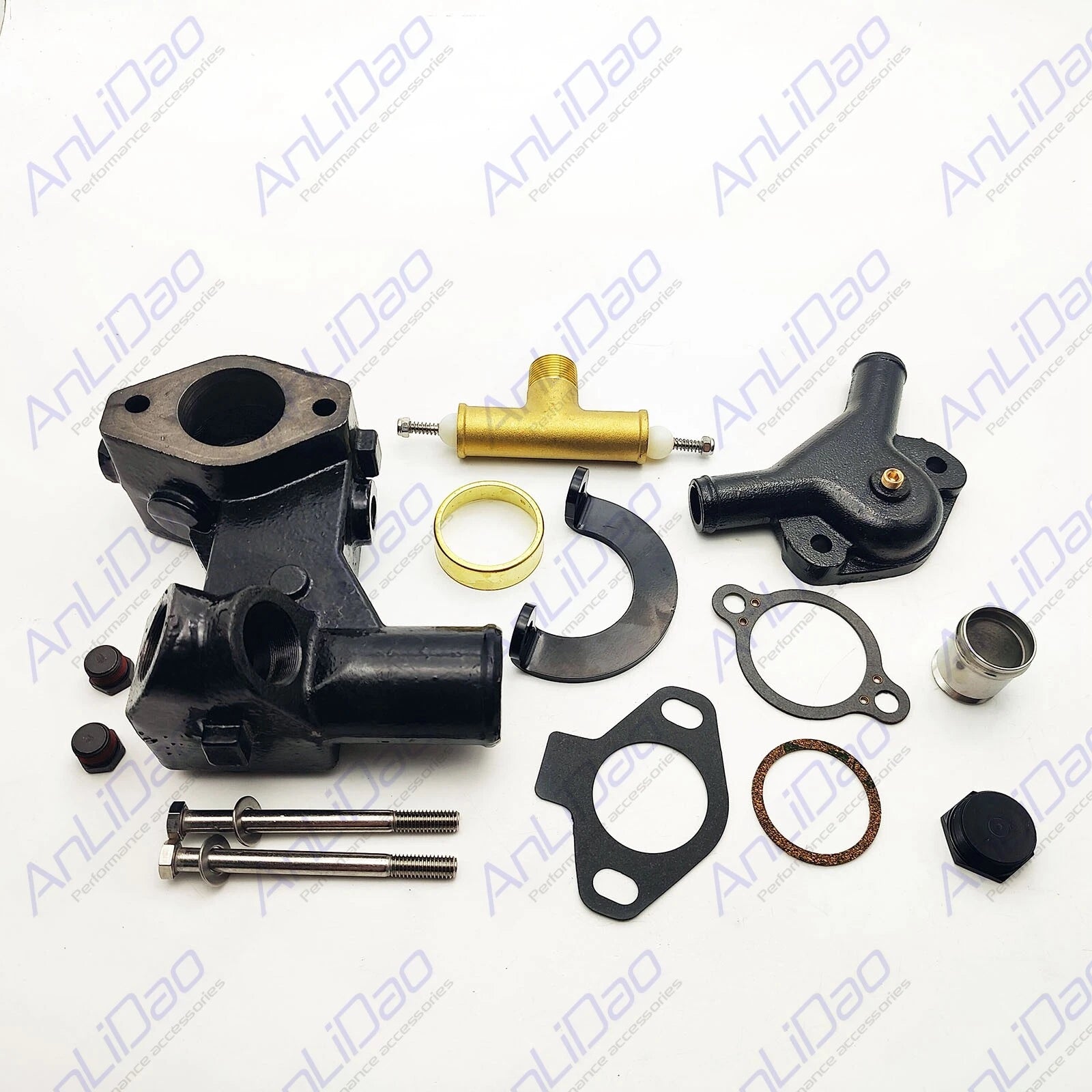 Repl Fit Mercruiser Liter Gm Thermostat Housing 87290a23 16413a3