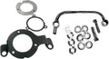Harddrive Complete Mnt Kit Breather Tube Black M8 Fits Harley