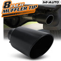 Black 15" Exhaust Pipe Tail — 5" Inlet