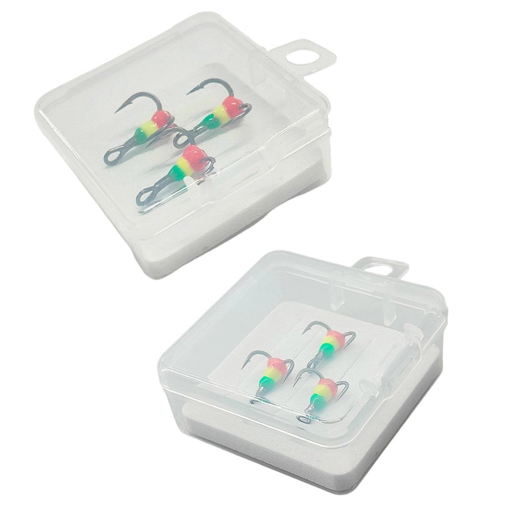 Ice Fishing Treble Hook Set 3pcs