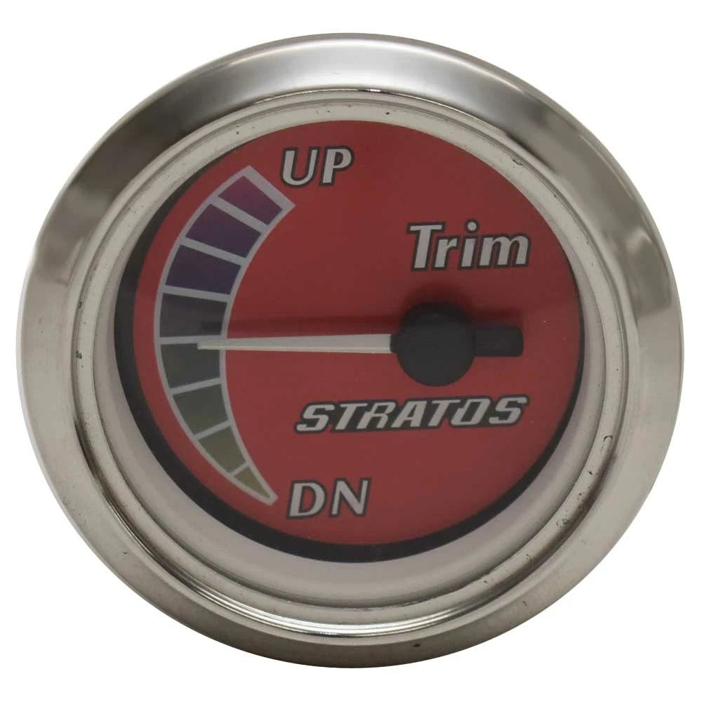 Stratos Boat Trim Gauge 960581 | Beede 2 Inch Mercury Yamaha Volvo