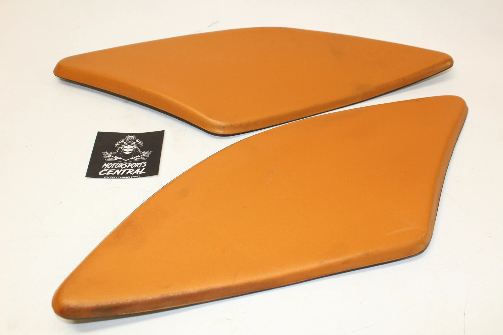 Sea-doo Gtx Rfi Gold Knee Pad Pads Pair Orange Leg Guard Cushion