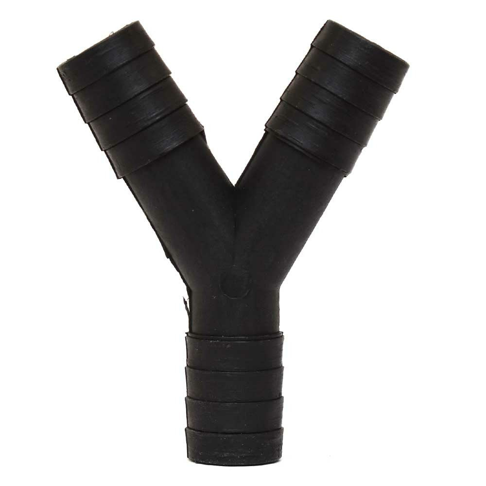 TH Marine Boat Wye Fitting Y-750-DP | 3 Way Y 3/4 Inch Barbed BlackOpe