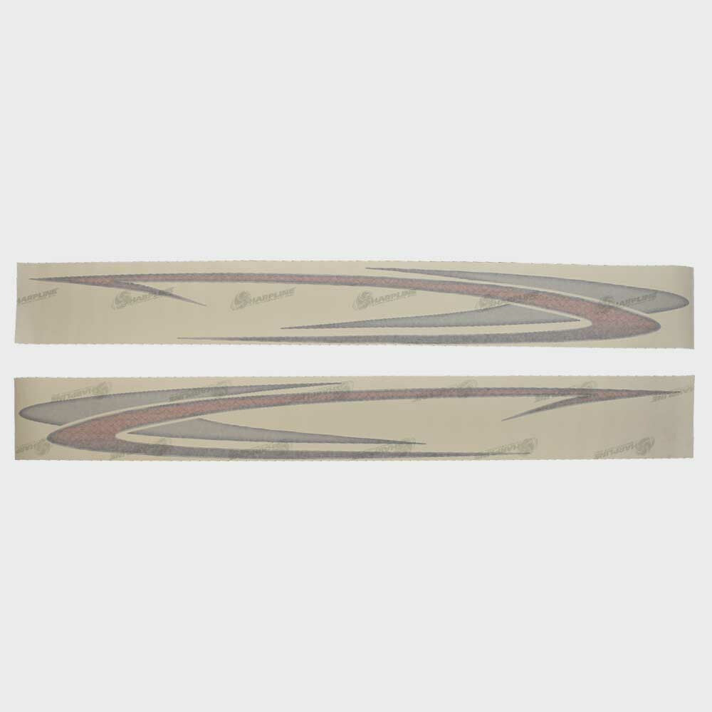 G3 Boat Graphic Decals Sportsman Red Stickers Set of 2 by G3
