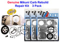 Genuine Mikuni Triple Carb Rebuild Kit Polaris Sl Slt Slth 650 750