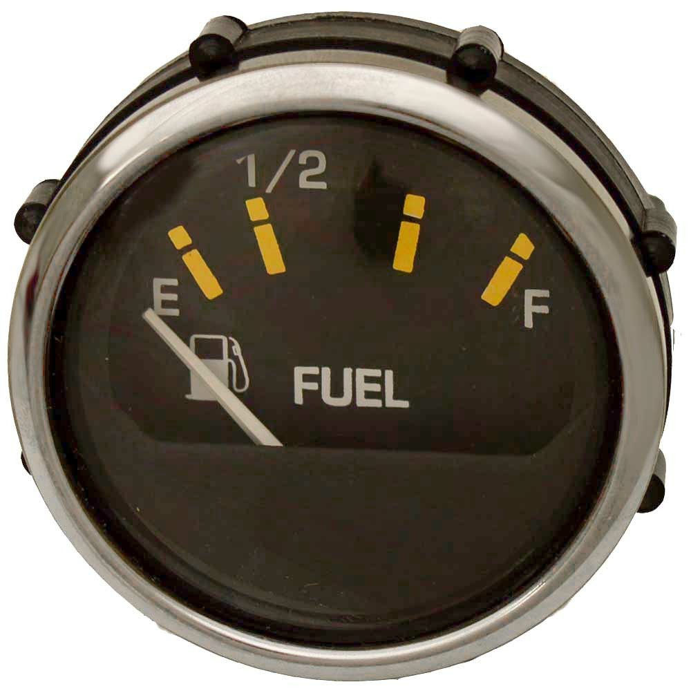 Faria Boat Fuel Gauge 2 Inch Gas Black Marine by Faria