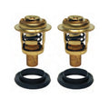 2 Pcs Thermostat 75692q2 75692t For Mercury Marine 143f Degree