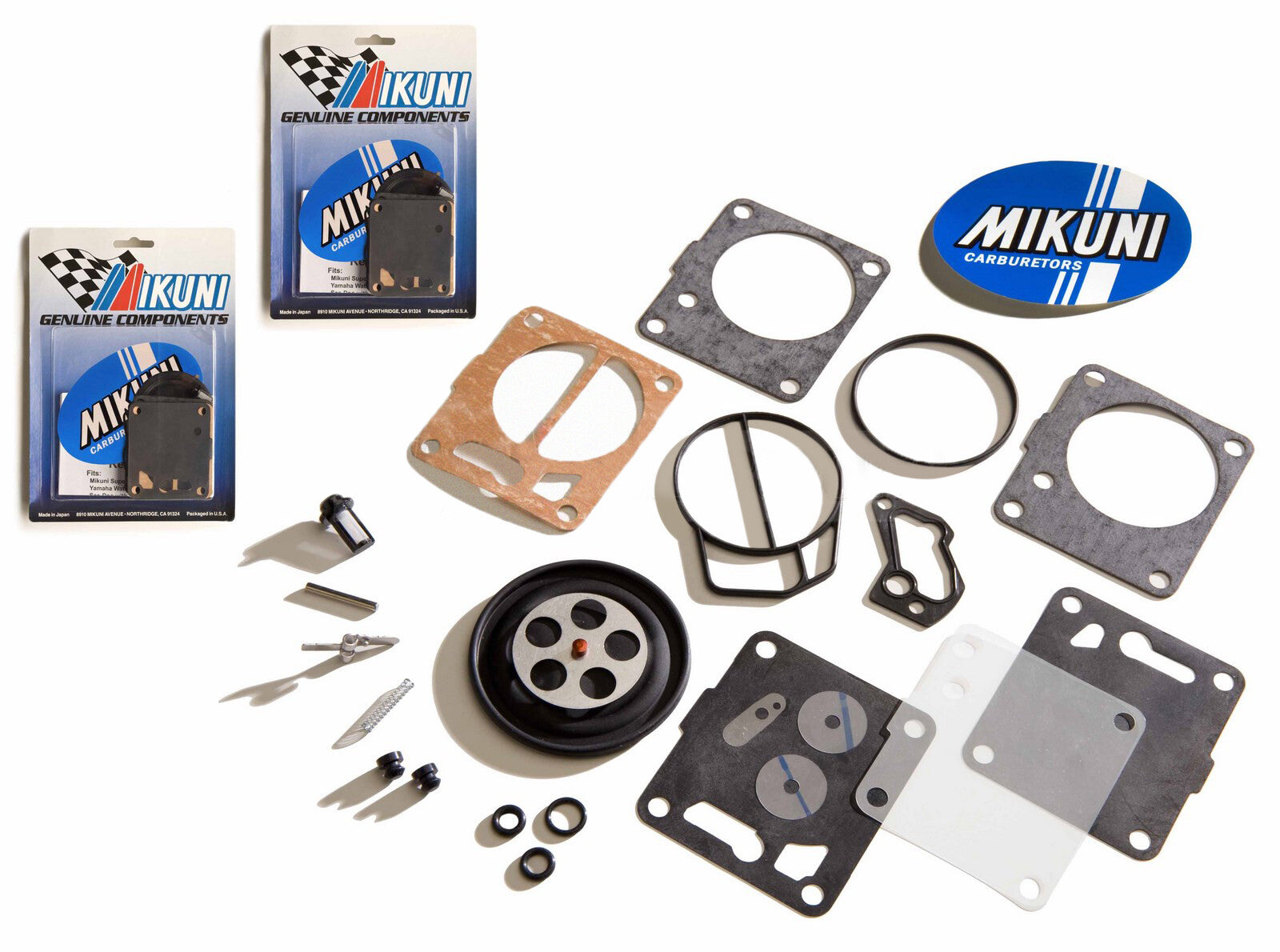Genuine Mikuni Dual Carb Carburetor Rebuild Kit by Mikuni