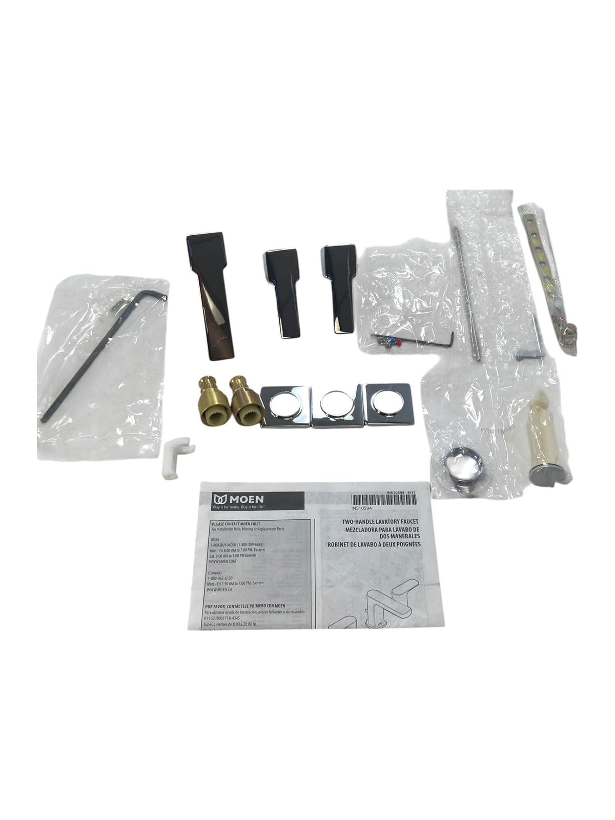 Moen Ts6720, 90-degree Two Handle Low Arc Bathroom | Hook & Hull Co