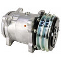 8810018 Sanden Sd5h14 Compressor, W/ 2 Groove Clutch - Fits Hagie