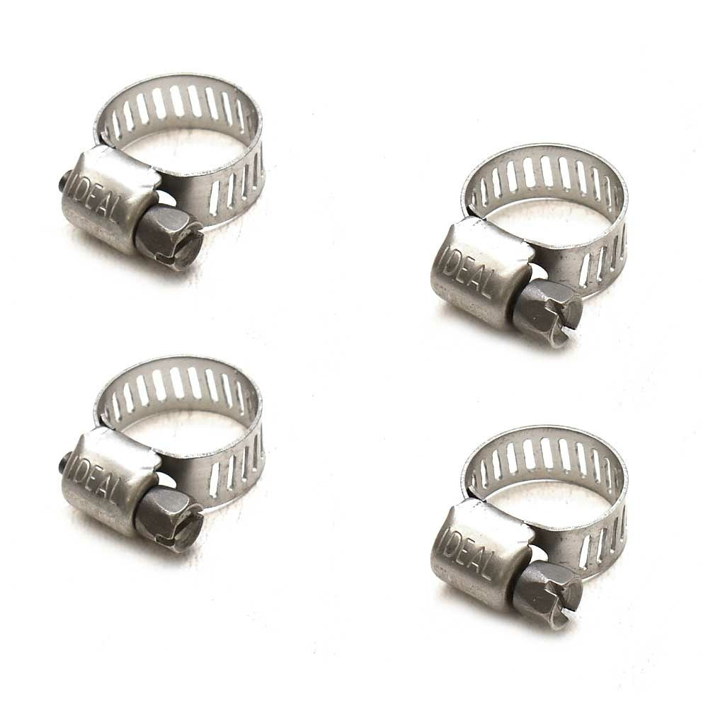 Ideal Boat Gas Fuel Hose Clamps Set of 4 by Ideal
