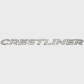 Crestliner Boat Raised Emblem Decal 44 x 3 3/8 Inch Sticker by Crestliner