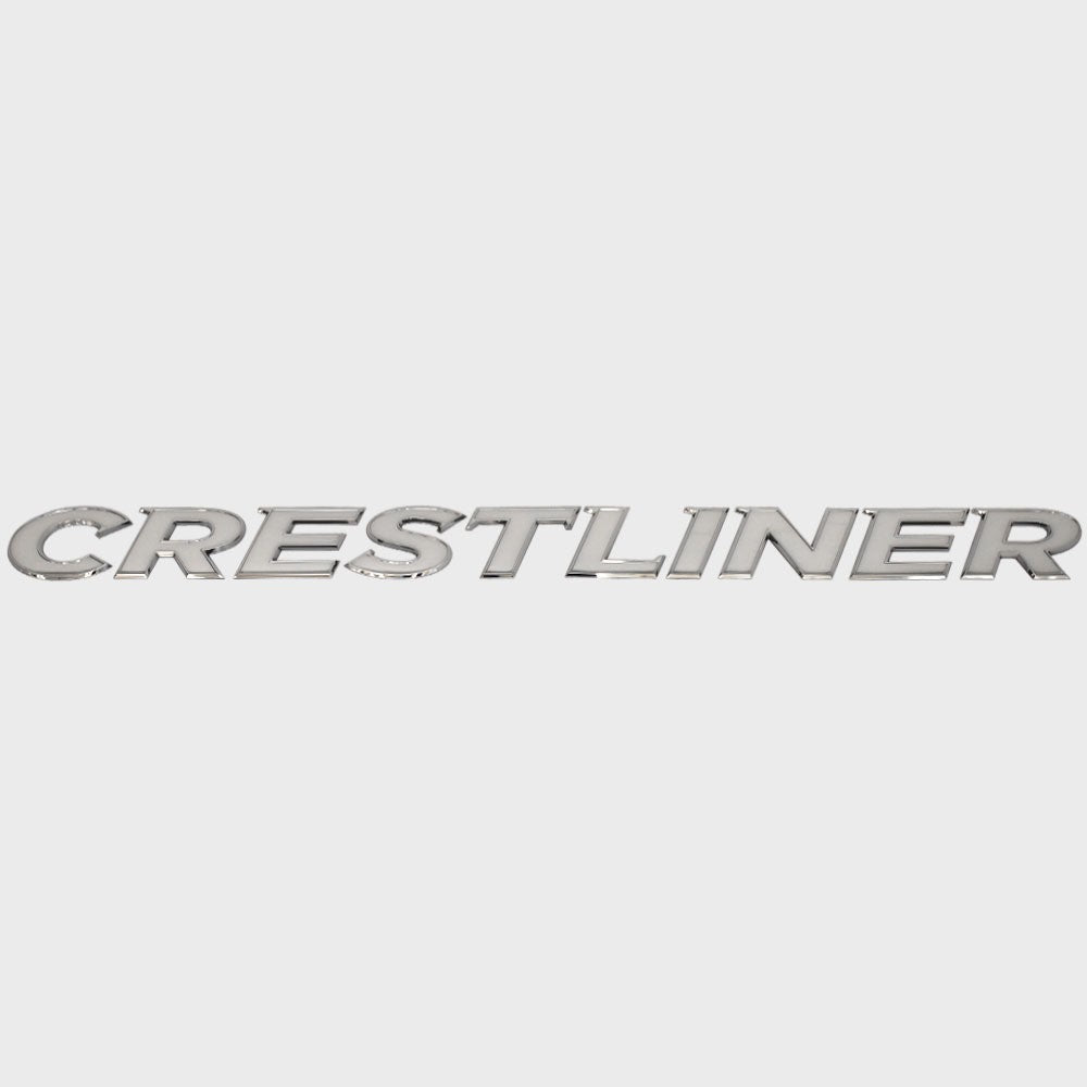 Crestliner Boat Raised Emblem Decal 44 x 3 3/8 Inch Sticker by Crestliner