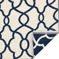Rinker Boat Pattern Fabric Cool Indigo Blue by Rinker