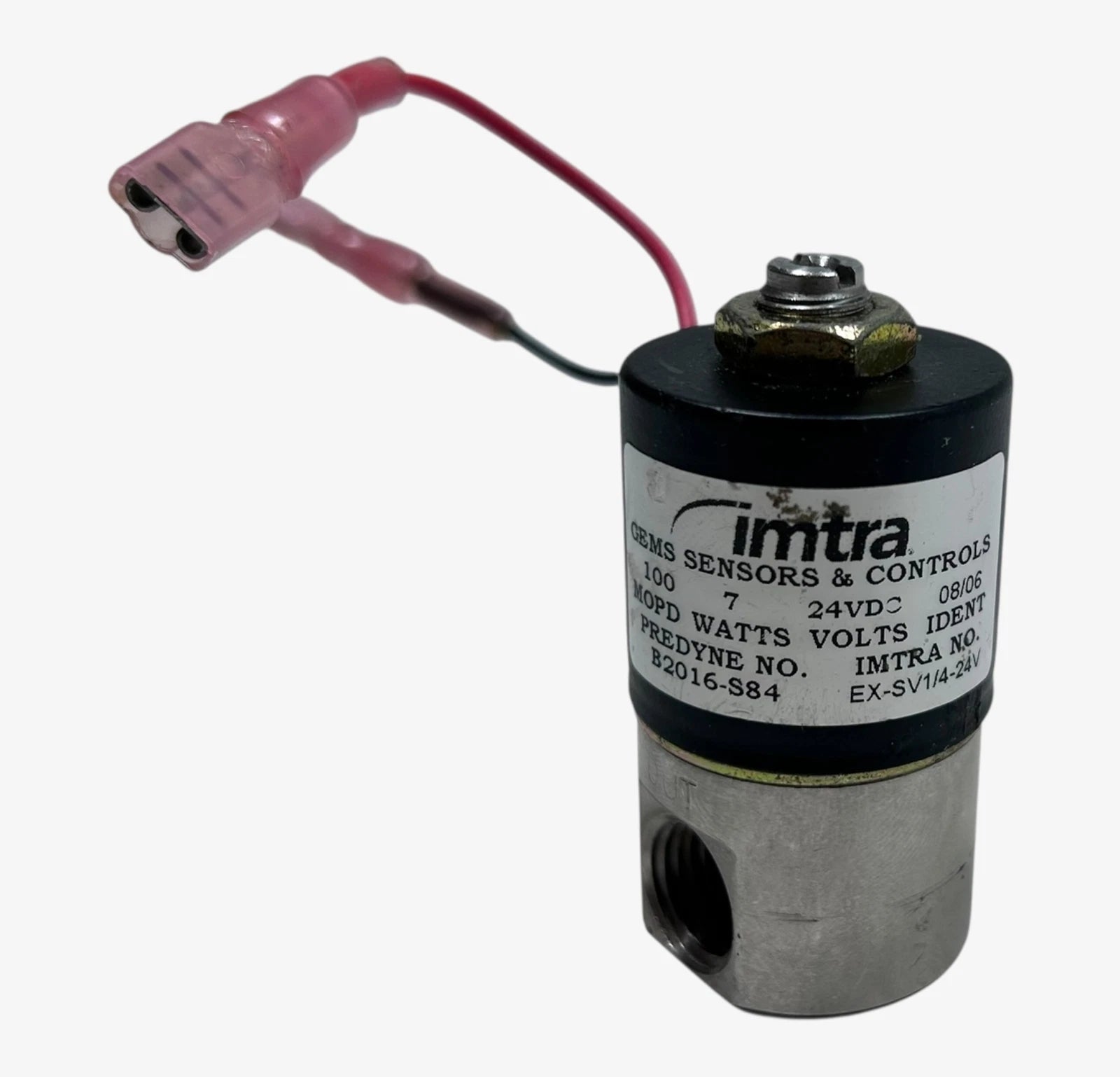 Imtra B2016-s84, Gems Sensors &Amp; Controls 24V
