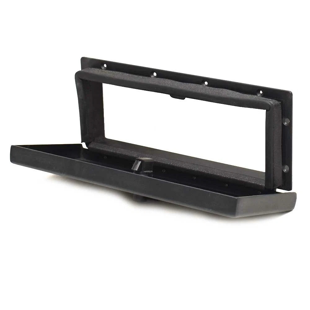 Basscat Boat Storage Lid | 14 1/8 X 5 1/2 X 2 Inch Black Plastic