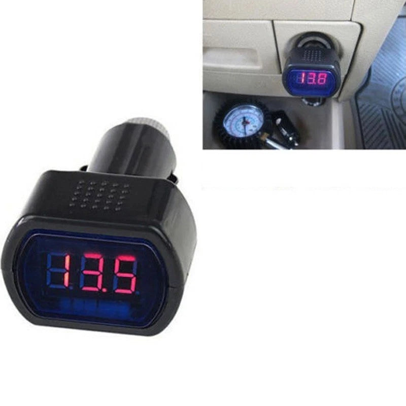Red Led Digital Led Volt Gauge Display Volt Meter Voltage Gauge