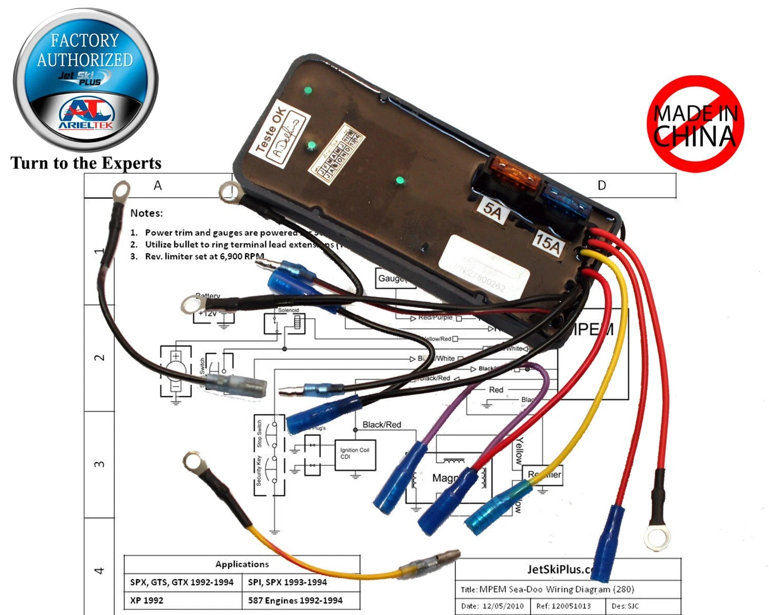 Seadoo Mpem Cdi 1994 580 587 650 657 Sp Spi Xp Gtx Gts Spx 278000070
