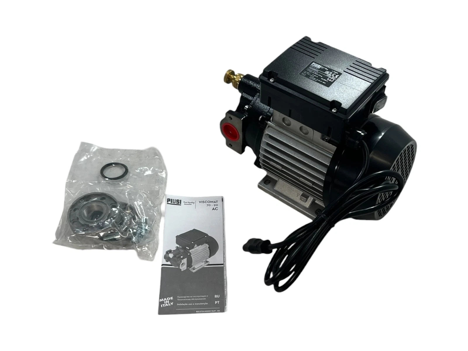 Piusi Viscomat 70, Electric Vane Pump, 7GPM, 110/50hz - 120/60hz Us