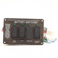 Rinker Boat Battery Switch Panel Black by Rinker