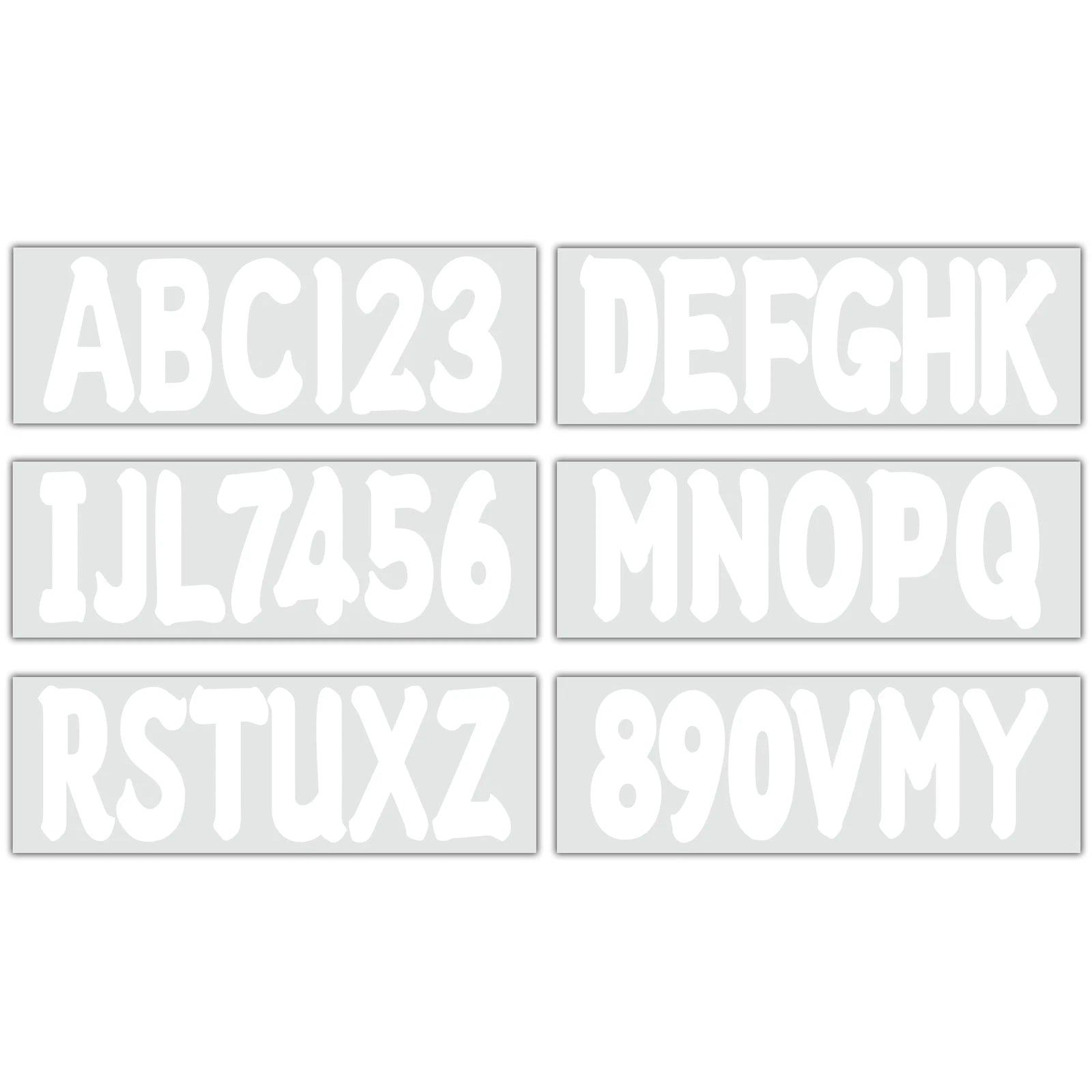 Boat Registration Numbers Decals – Custom Set