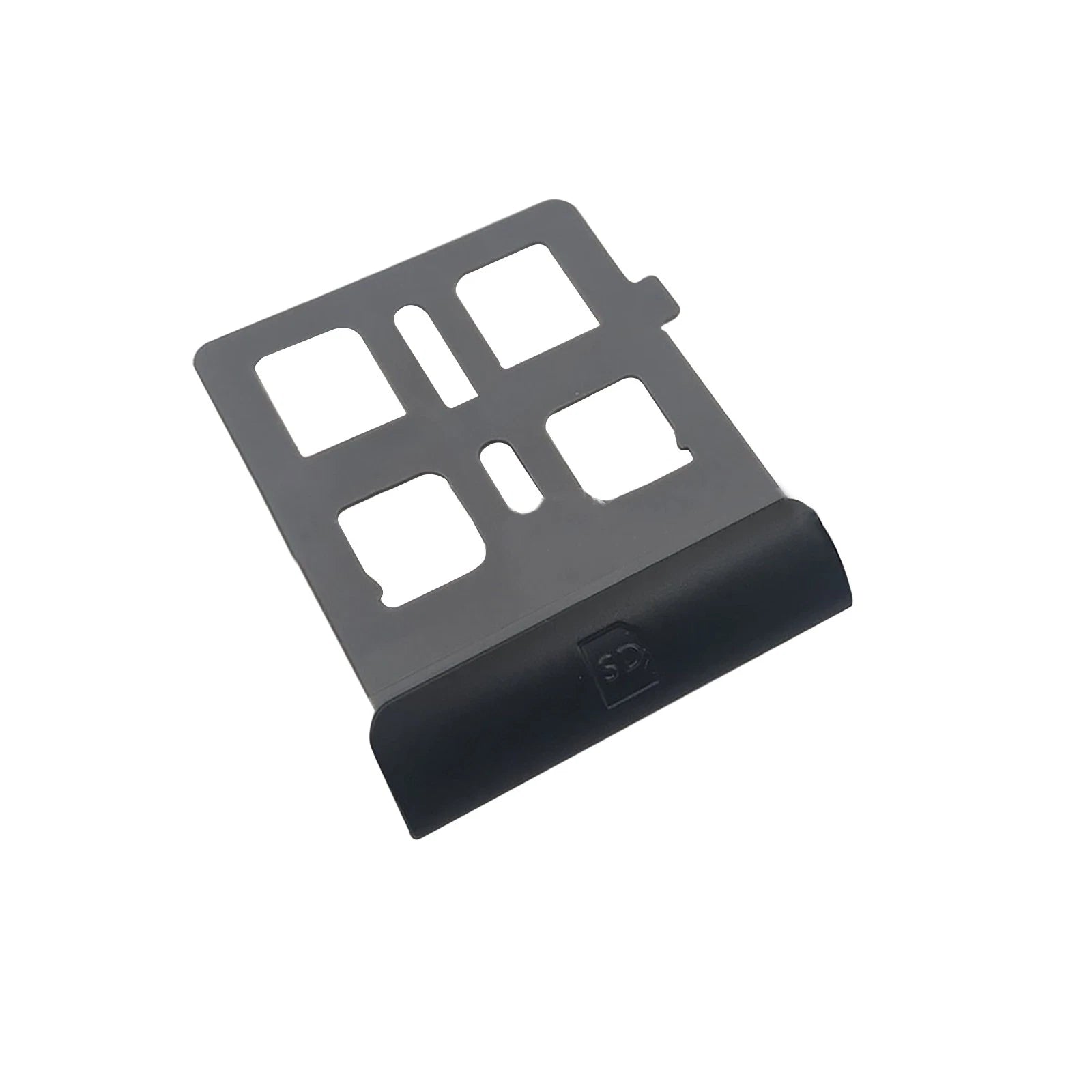 Black Sd Game Card Slot Cover Holder Frame For Nintendo 3dsll 3dsxl