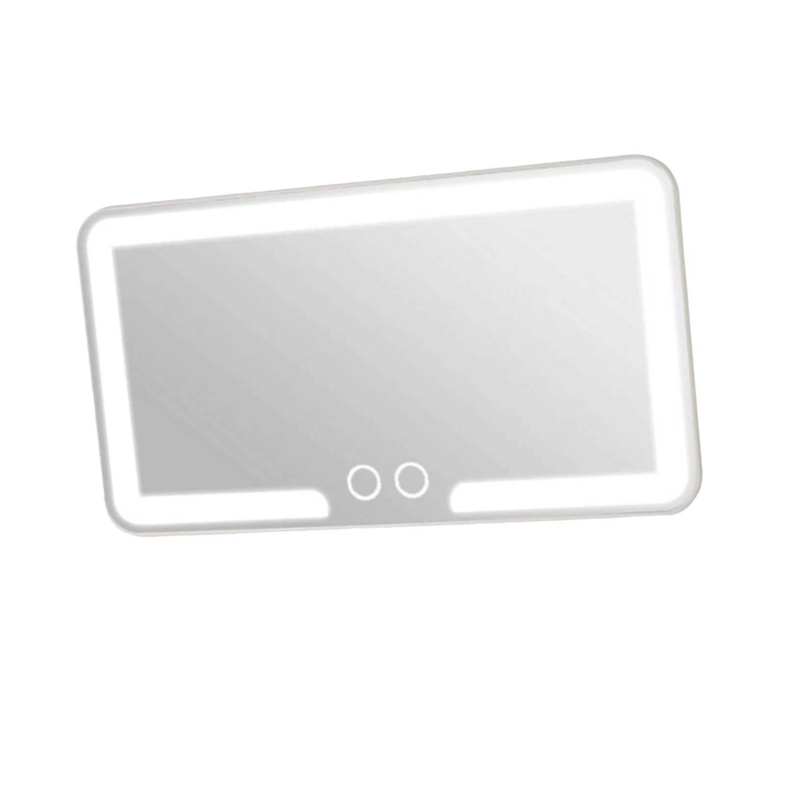 Car Sun Visor Makeup Mirror With Rechargeable Battery And Light