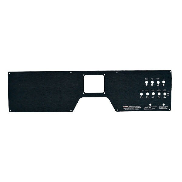 Sea Ray Boat Blank Switch Panel Black by Sea Ray