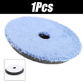 Car Care Woolen Polishing Pad 6 Cleaning Waxing Buffing Microfiber
