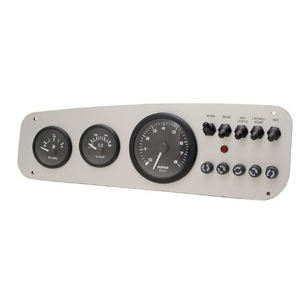 Triton Boat Gauge Panel With Switches by Triton