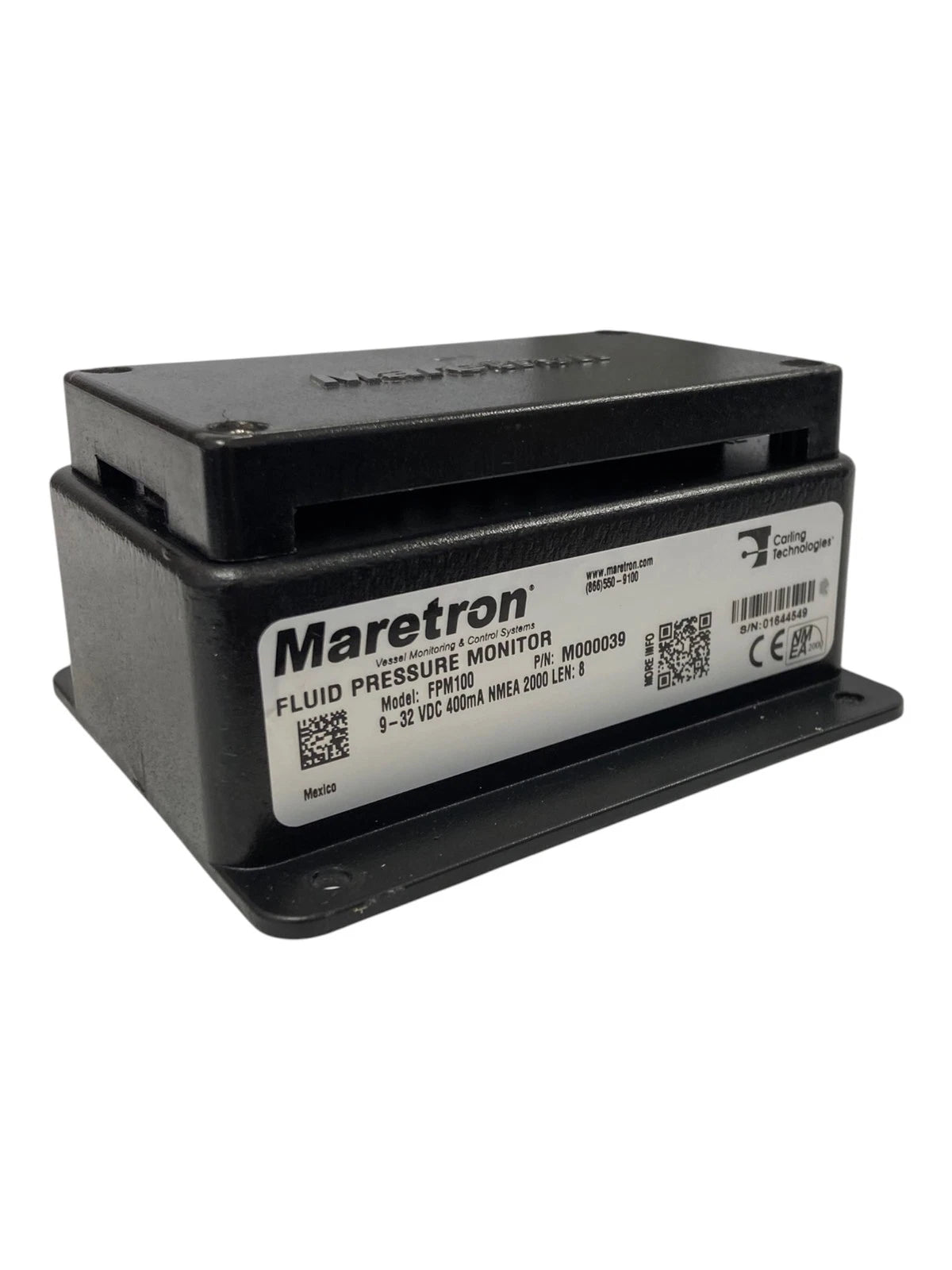 Maretron Fpm100-01, Fluid Pressure Monitor For Nmea2000, New Oem