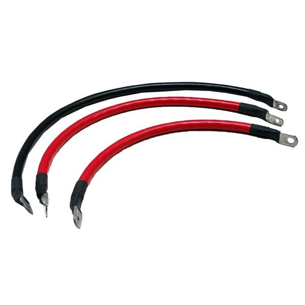 Skier's Choice Boat Battery Cables 104959 | 2/0 Gauge (3 PC Kit)Opens 