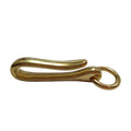 6cm Retro Solid Brass Keychain Key Ring Belt U Hook Wallet Chain Fish