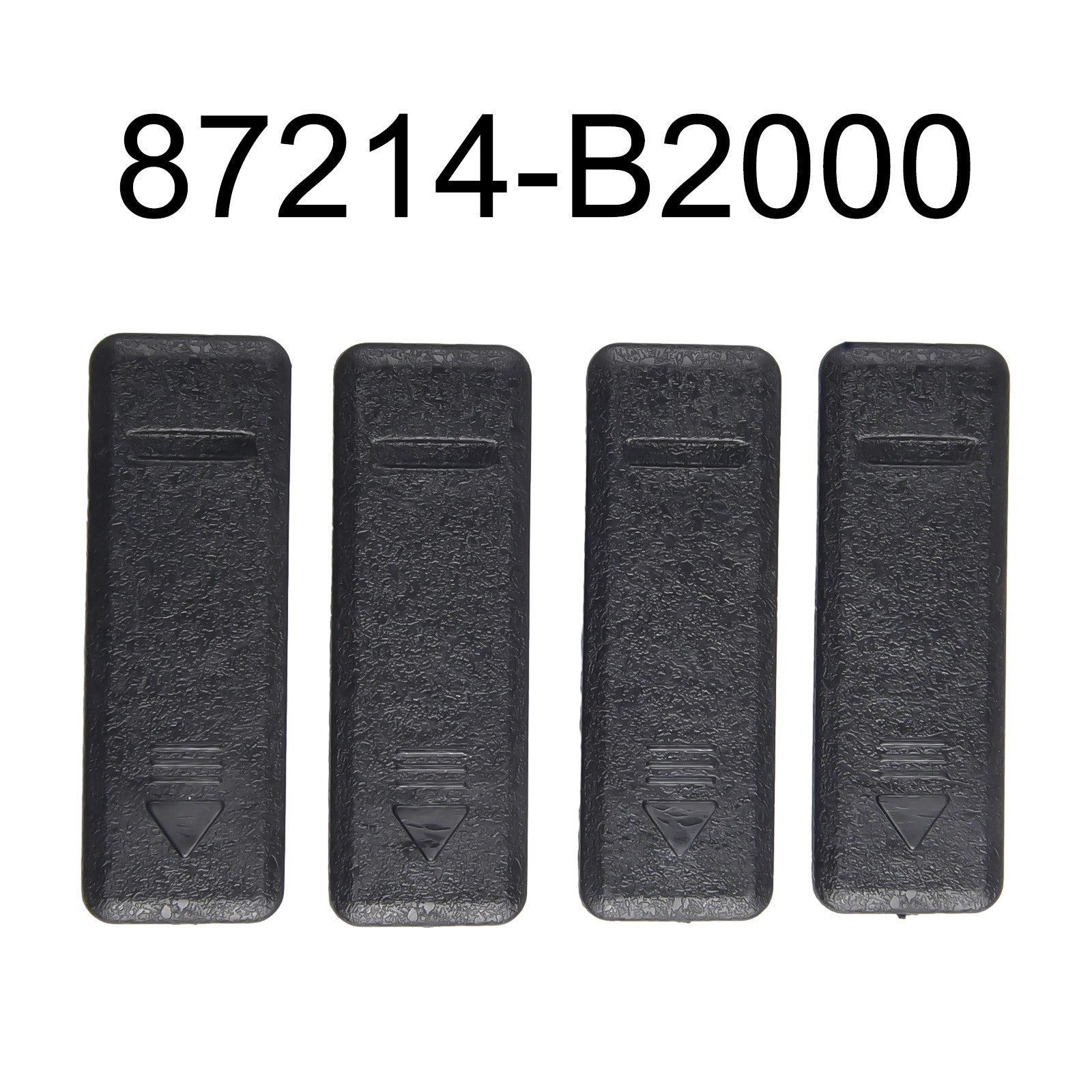 4pcs Roof Molding Covers For Kia Soul 2014 2019 Oem# 87214 B2000 Black