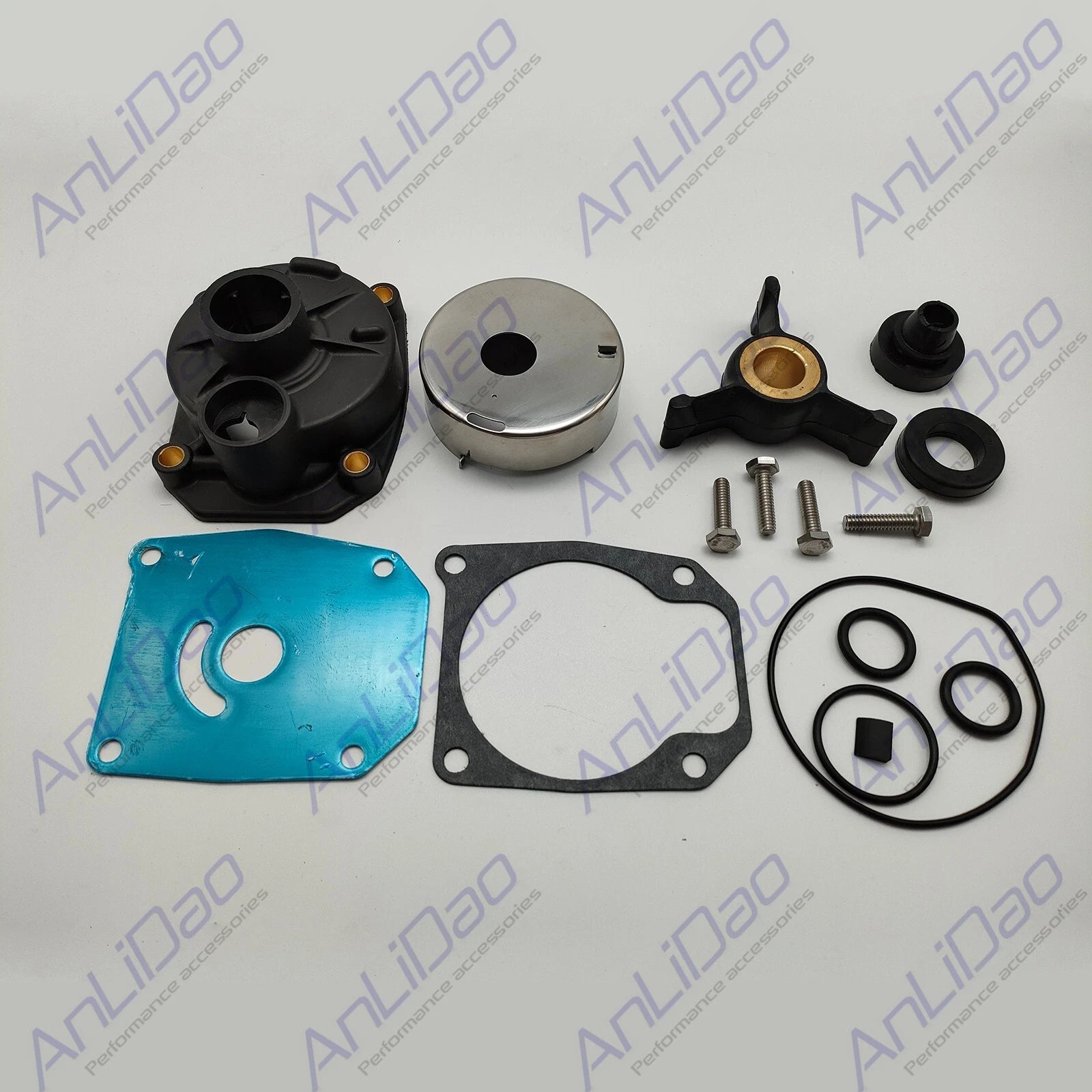Fit Johnson Evinrude 40 45 48 50hp Water Pump Impeller Kit 438592