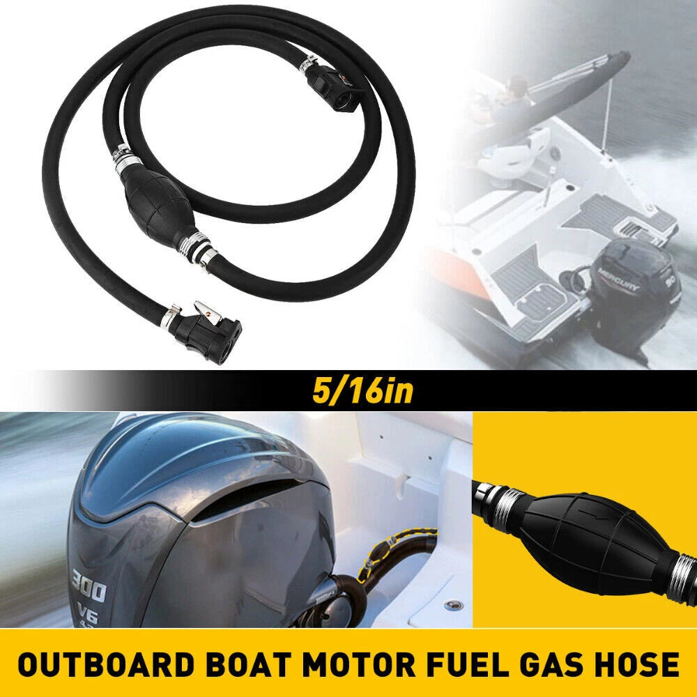 Gas/Fuel Hose Line Assembly – OMC/Mercury/BRP