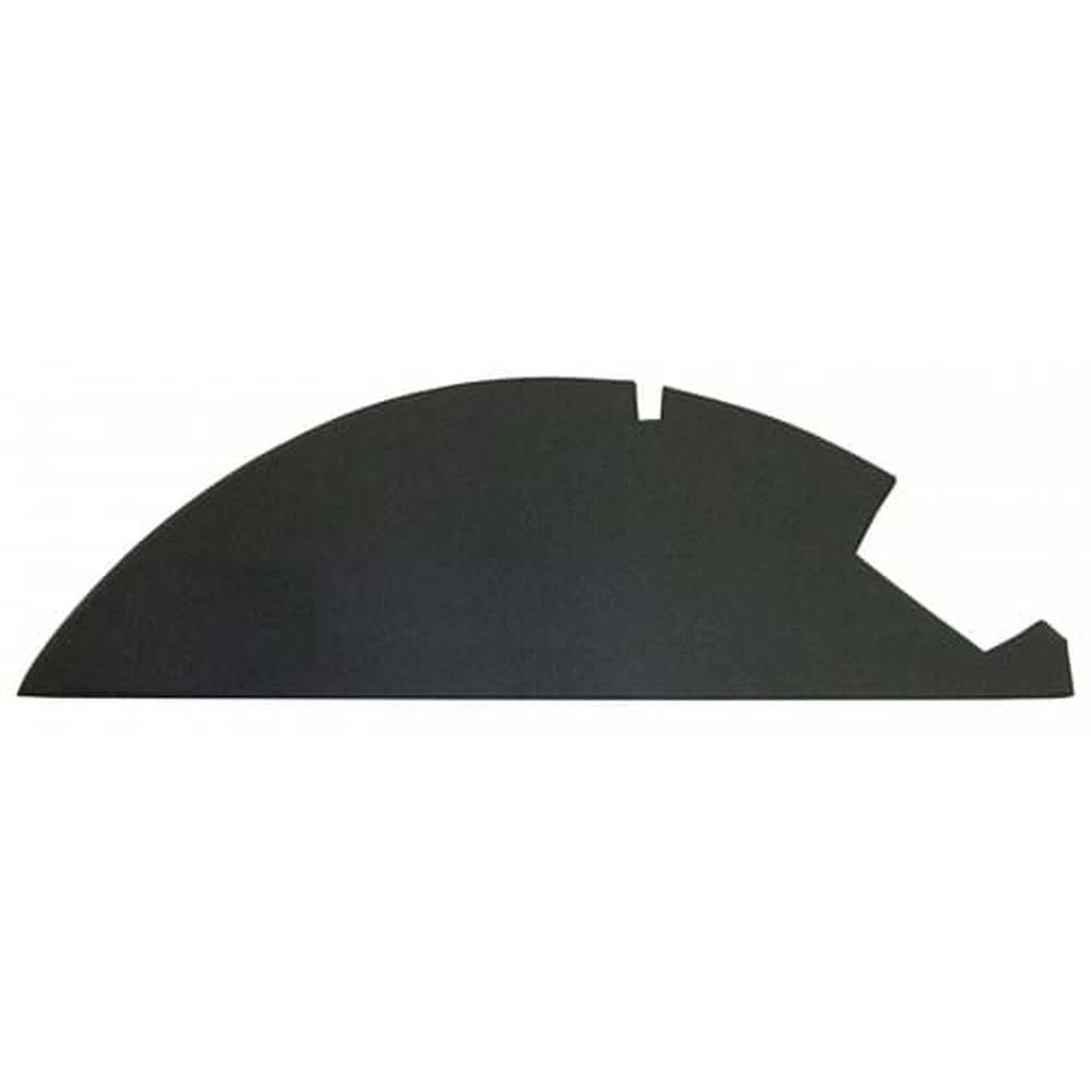 Cr30hfp Front Headliner Piece, Black Vinyl W/ Plastic Back Fits John