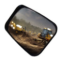 1409 Acme Specialty Heavy Duty 8" X 12" Convex Tempered Mirror