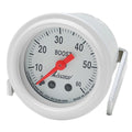 Livorsi Boat Boost Gauge 2 Inch White Fountain by Livorsi