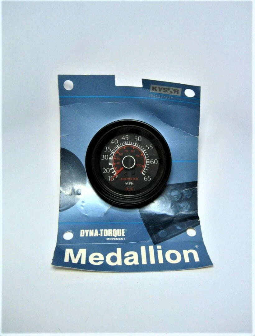 Medallion Ms-871-20 ~New~ Black Face / Bezel 3-3/4" 0-65 Mph