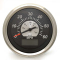 Veethree Boat Speedometer Gauge 780805 GPS Black by Veethree
