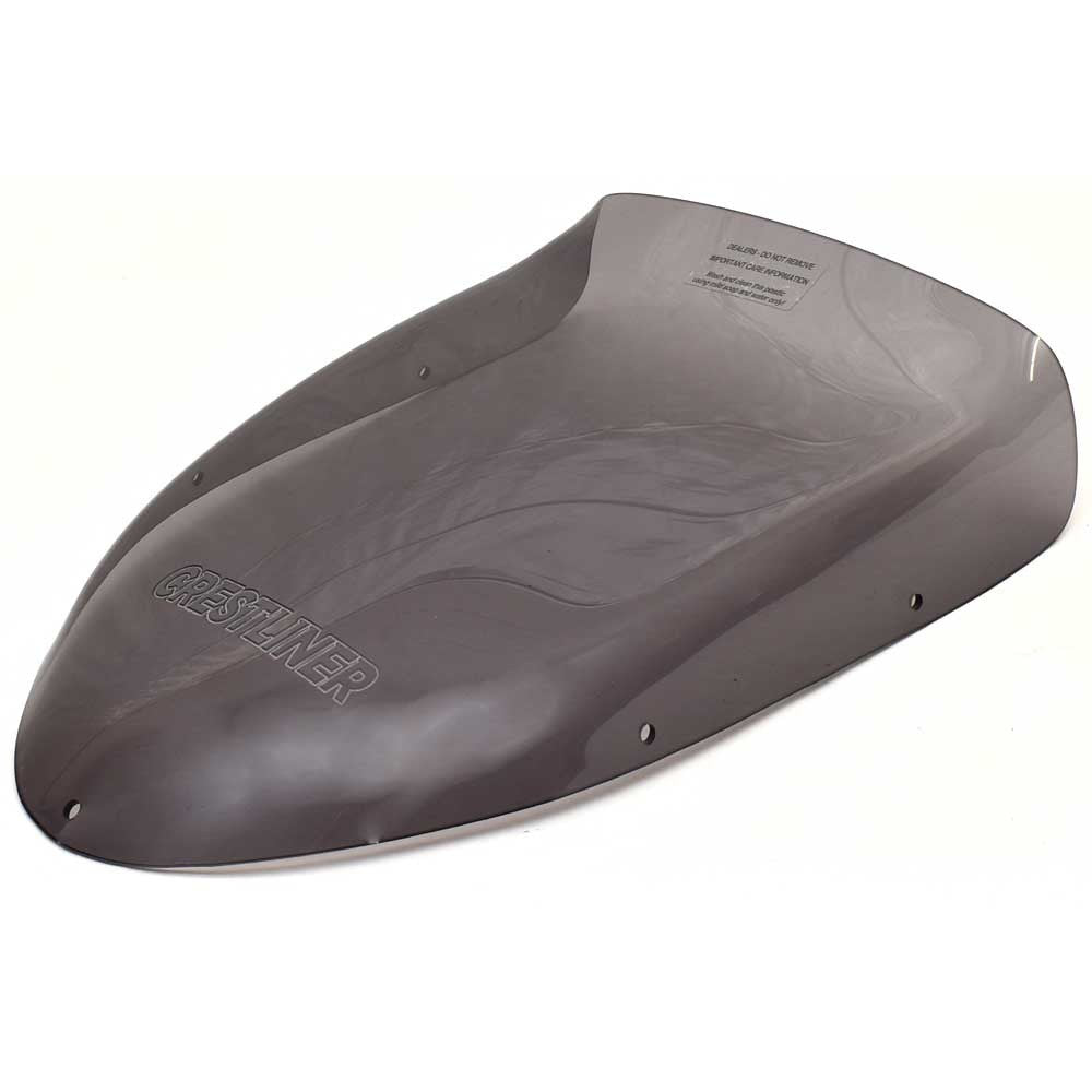 Crestliner Boat Windshield 2217036 | 15 1/4 Inch Gray Plexiglass by Crestliner