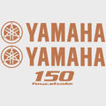 Yamaha Boat Cowling Decal Hw2386 | 150 Four Stroke Bronze Sticker
