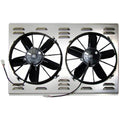 Z40083 Dual High Cfm 12" Electric Fan & Shroud - 17 3/8 X 27 1/4 X 4