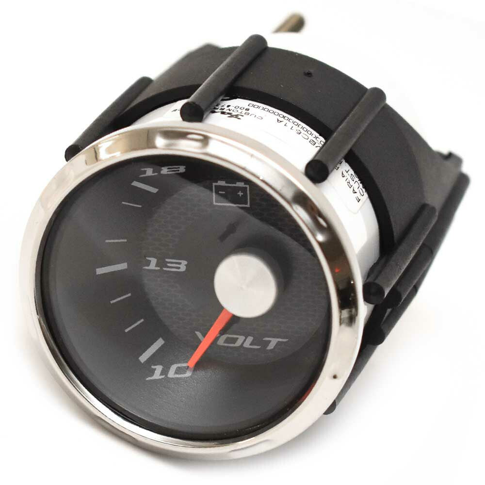 Faria Boat Voltage Gauge 2.125 Inch Black by Faria
