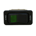Boat On/Off/On Rocker Switch Green Lighted