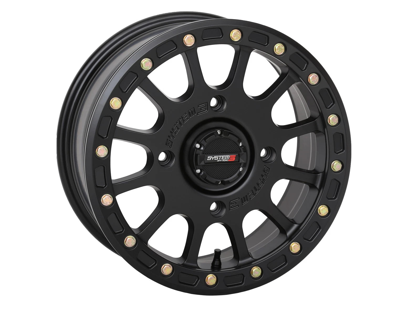 System 3 Sb5 Bl Wheel 15x7 5+2 +38mm Beadlock For Polaris Rzr 900 &