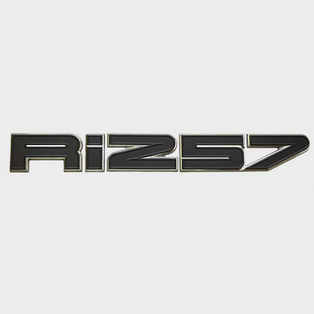 Raised Decal Ski Centurion Boat RI257 Silver Black by Ski Centurion