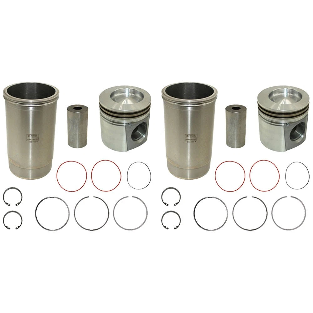 Re64509 Two Piston Liner Kits Fits John Deere 2256 2258 2264 2266