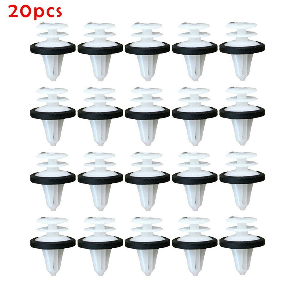 Trim Panel Clips Plastic Replacement White